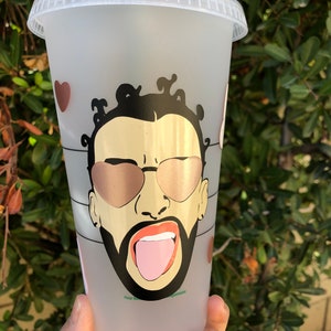 Bad Bunny Starbucks Cold Cup-Valentine Bad Bunny cup-Bad Bunny Personalized Starbucks Cup