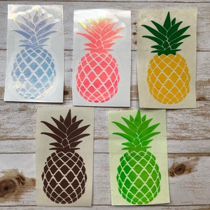 pineapple Decal- Holographic Pineapple Decal