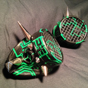 Cyber Goggles #G257UV Black & UV Green