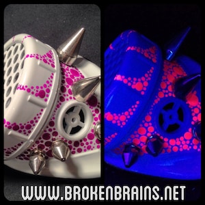 Cyber Goggles #G251UV White & UV Purple/Pink
