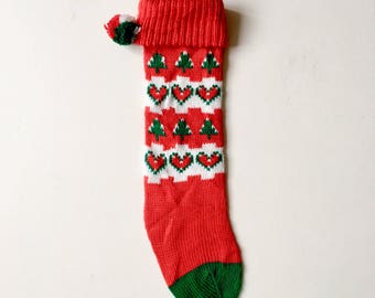 vintage 1970s1980s christmas stocking holiday stockings vintage christmas retro ambiance vintage holiday accessories red white green - Vintage Christmas Stockings vintage 1970s1980s christmas stocking holiday stockings vintage christmas retro ambiance vintage holiday accessories red white green - Vintage Christmas Stockings