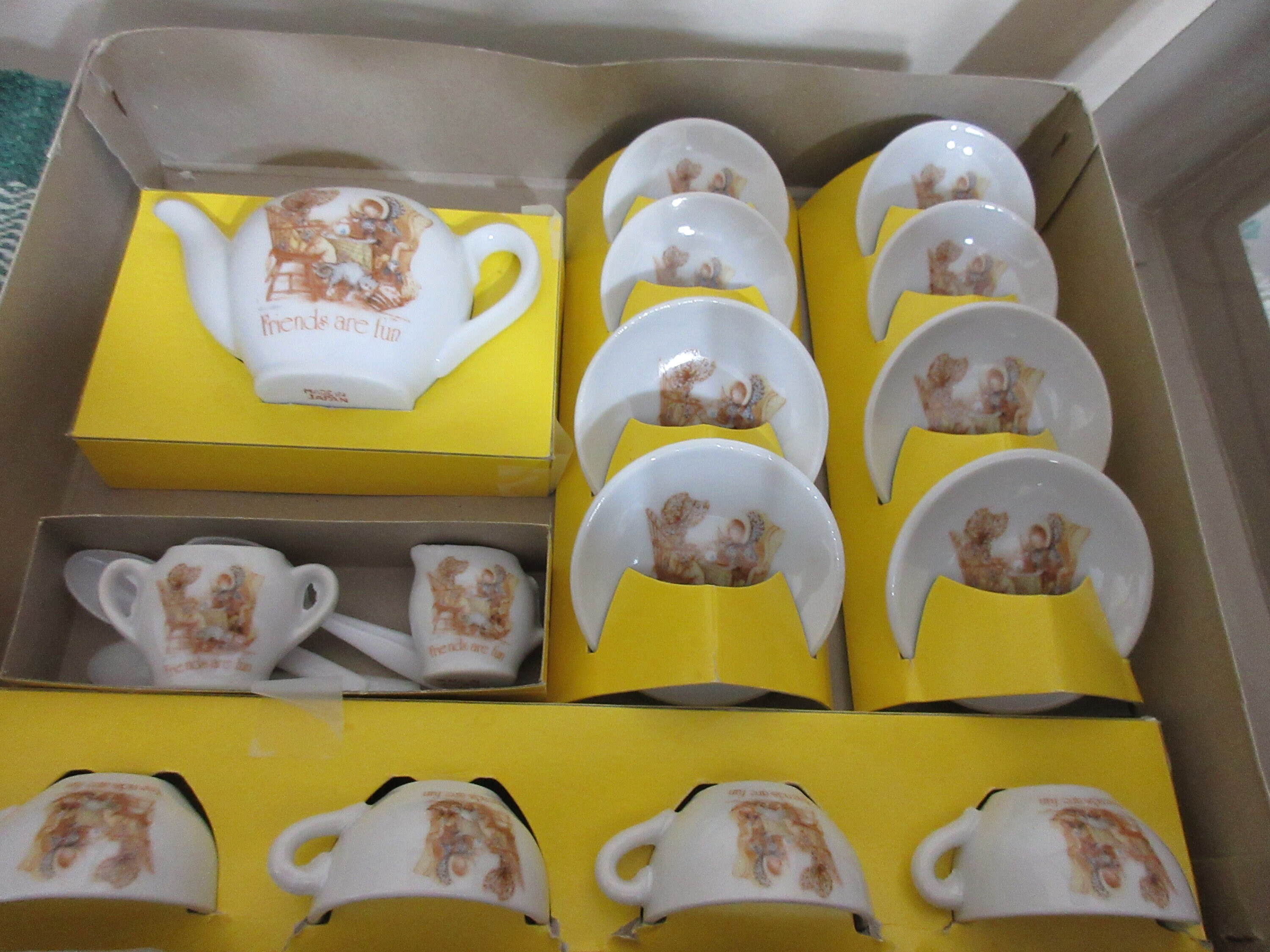 Vintage Holly Hobbie Porcelain Childs Tea set 1970s Etsy