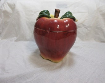 Apple 2 piece Cookie Jar 1990,s