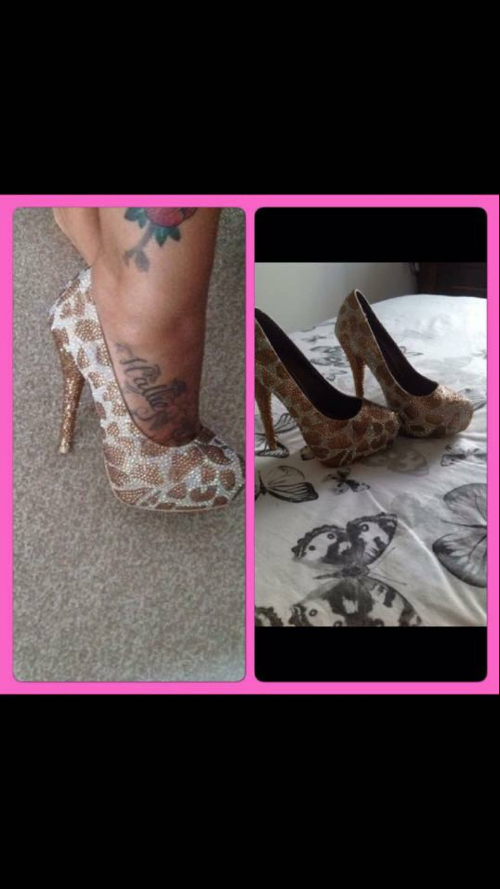 animal print platforms