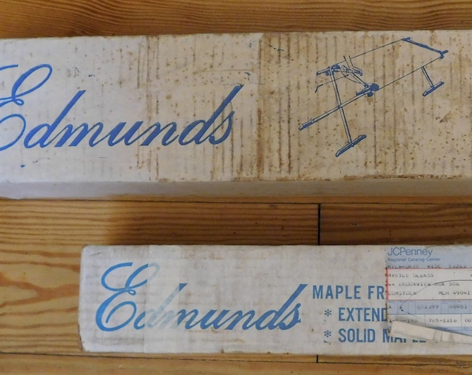 Vintage EDMUNDS QUILTING FRAME & Extension 5560D and 5561D Complete in Boxes Etsy