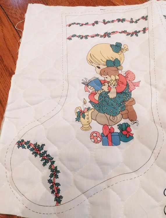 precious moments christmas stocking