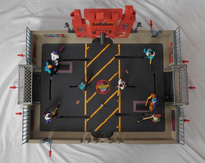 RARE Vintage Nerf BASH Back Alley Street Hockey Table Top Game Etsy
