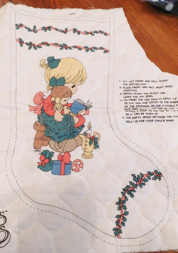 precious moments christmas stocking