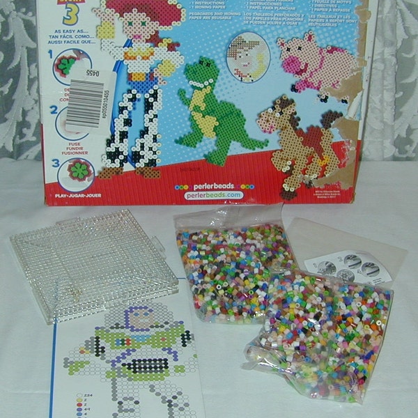 Disney Toy Story 3 perler beads kit new 4000 beads plus more