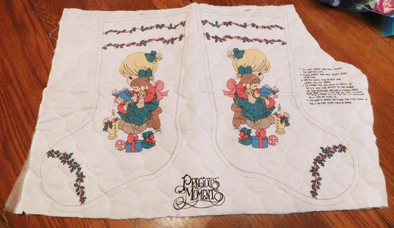 precious moments christmas stocking