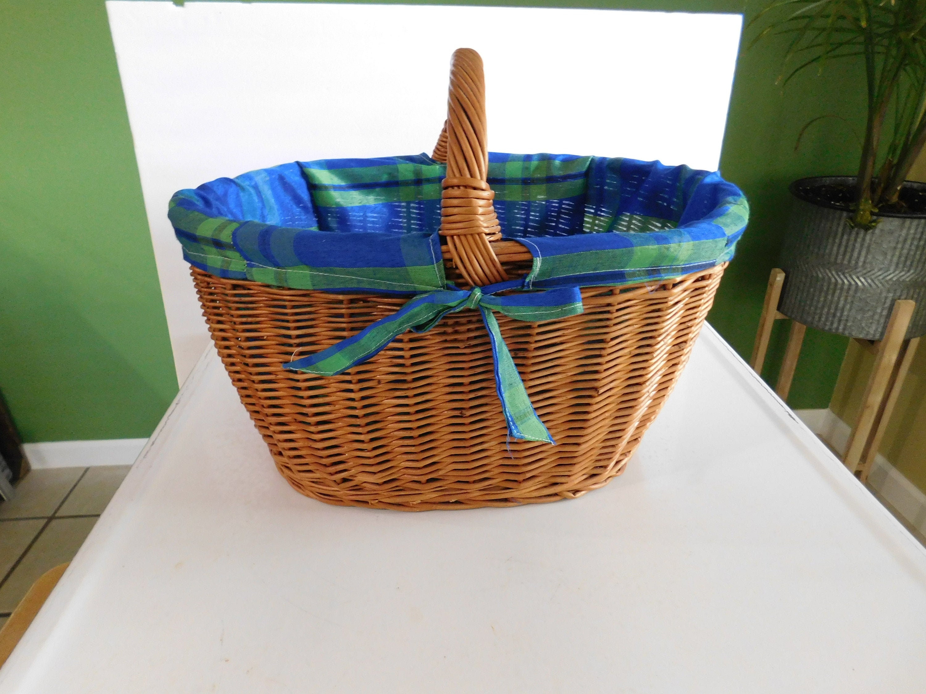 Vintage Weidenkorb Großer Korb Sammeln Korb Marktkorb | Etsy