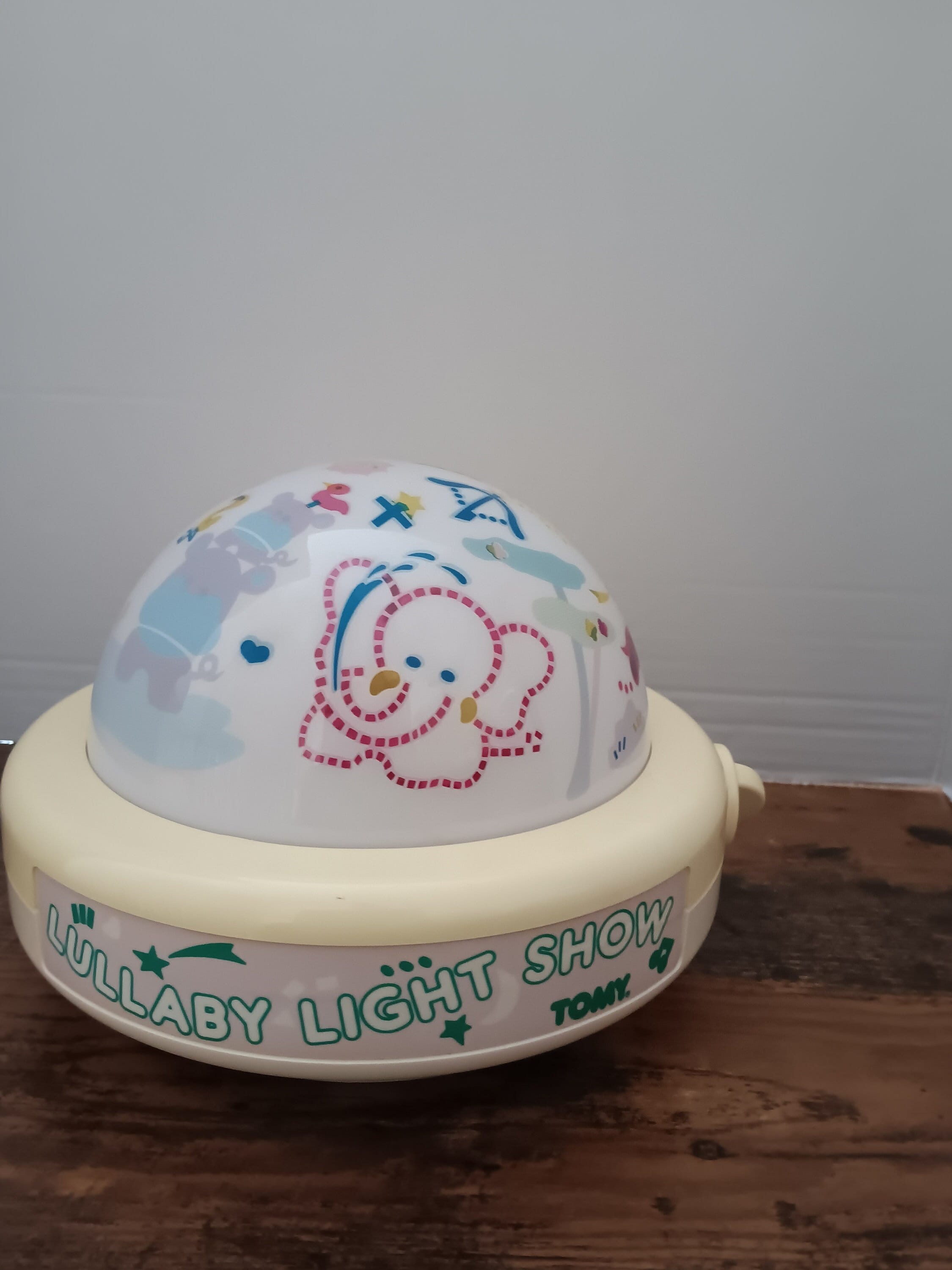 Vintage 1987 Tomy Lullaby Light Show Musical Projection Night