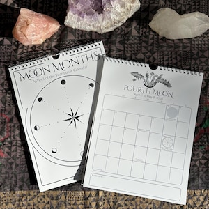 Moon Months 2026 Wheel of the Year Lunar Calendar - Etsy