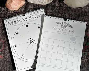 Moon Months 2026 Wheel of the Year Lunar Calendar