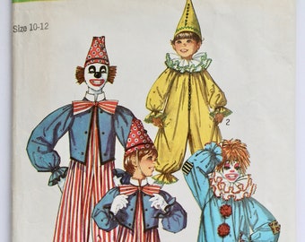 1950s Simplicity 4864 Vintage Sewing Pattern Child's Clown - Etsy