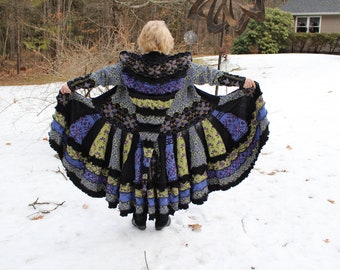Upcycled Sweater Fairy Coat