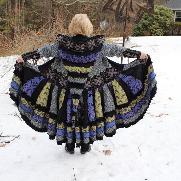 Upcycled Sweater Fairy Coat