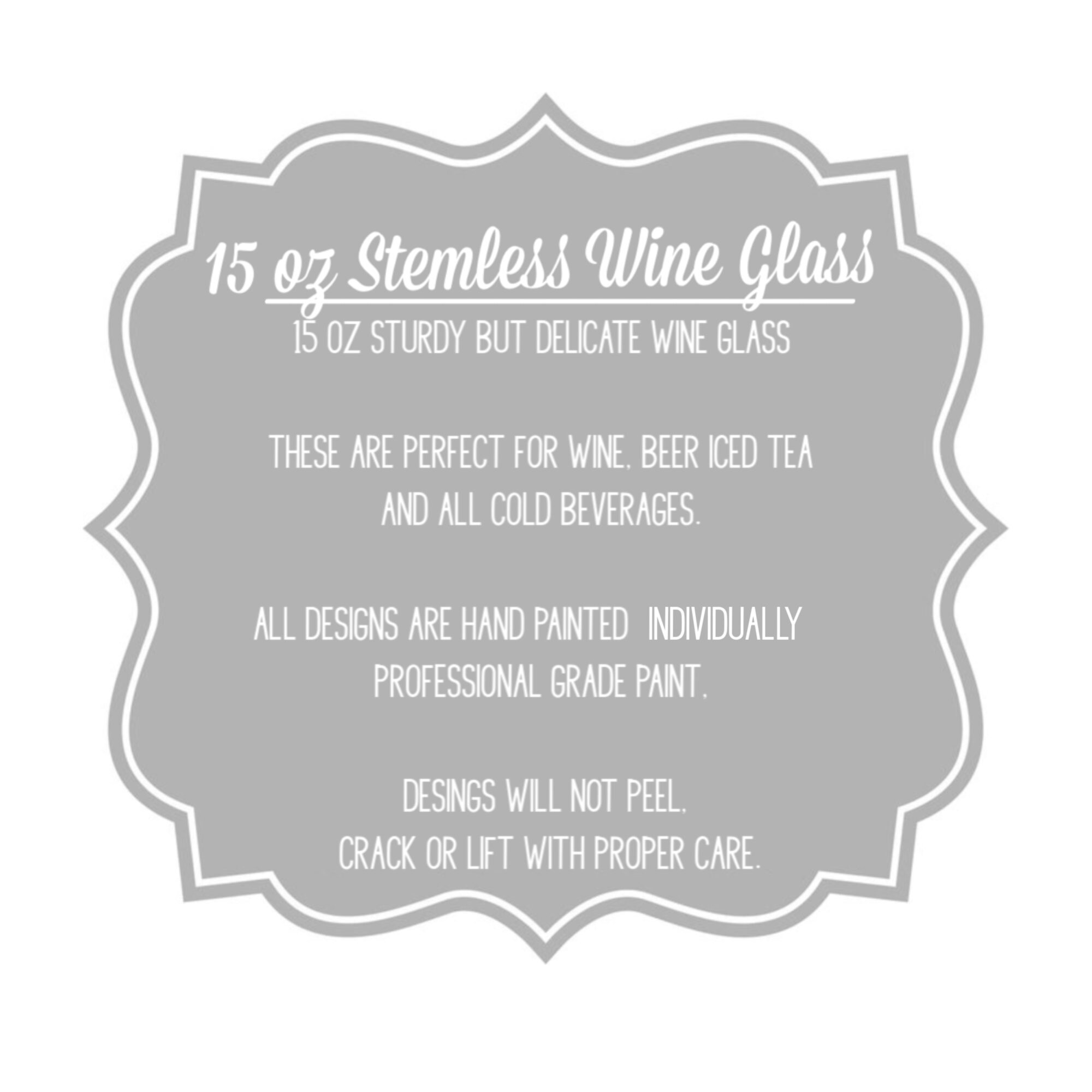 Sunflower Gift Hand Painted Sunflower Stemless Wine Glasses Etsy