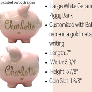 Guys N Gals - Rainbow Ombre Piggy Bank with Name main image 0