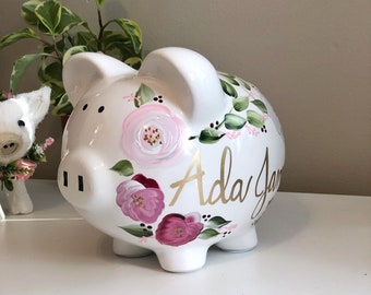 Hand Painted Piggy Banks