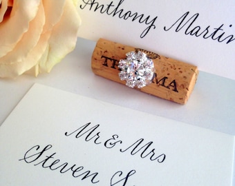 Wedding Escort Cards - Place Cards - Name Cards - Custom Calligraphy - Envelope Addressing Also Available - Pricing starting at: