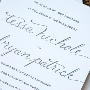 Hand Calligraphy Names for Letter Press Invitations or Printing Style of Your Choice Prices starting at: image 2