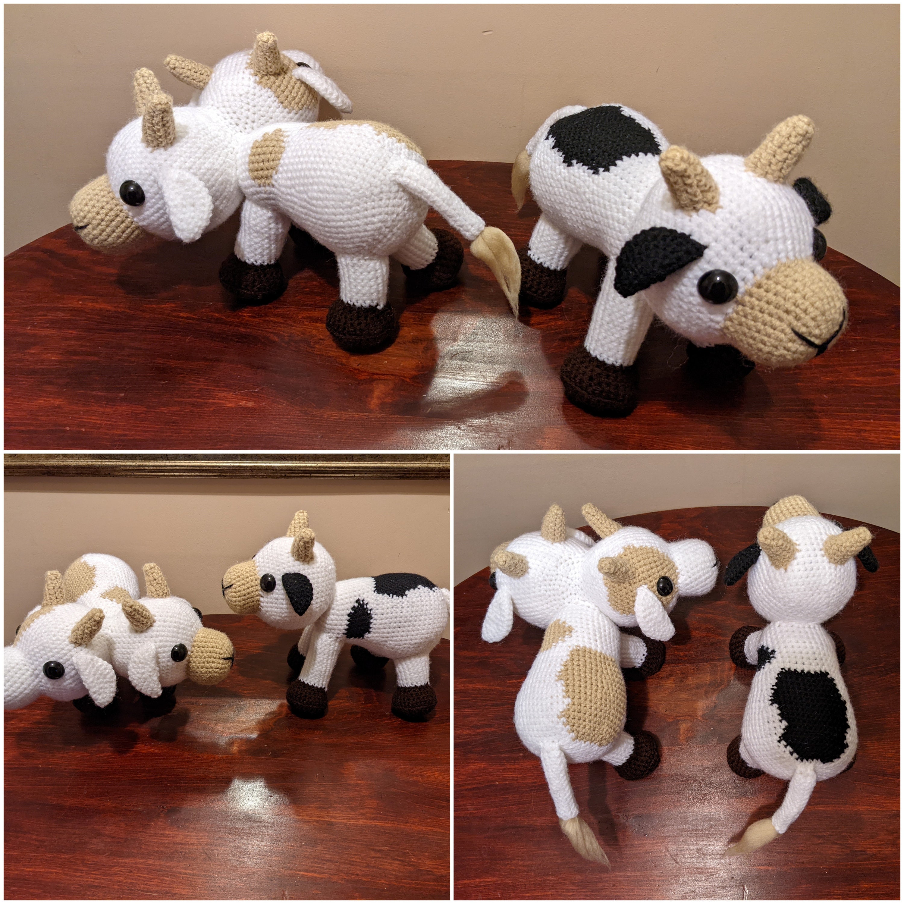 Crochet Two Headed Cow PDF Pattern - Etsy