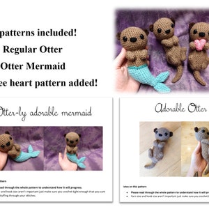 Otter Crochet Pattern Bundle