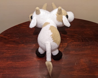 Crochet Two Headed Cow PDF pattern