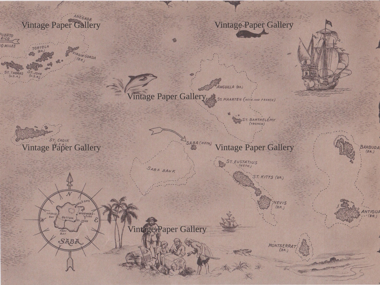 TREASURE MAP DOWNLOAD Pirate Treasure Chest Printable Etsy