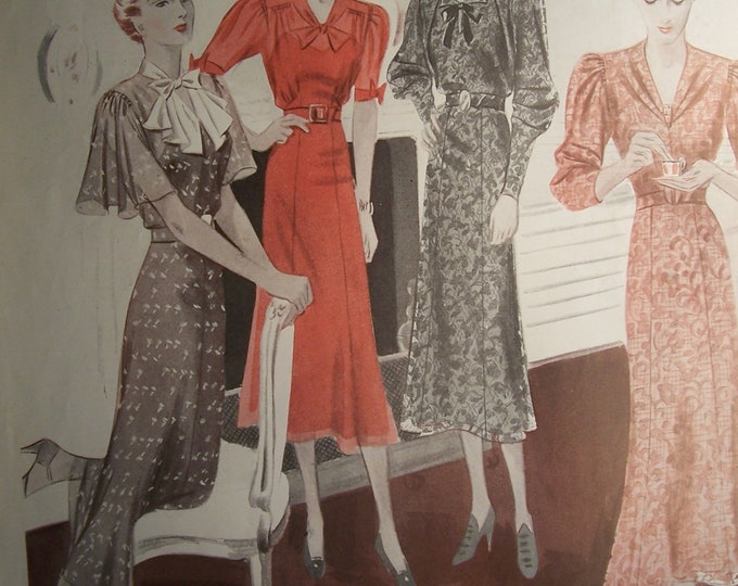 1937 MCCALLS FASHION PATTERNS /1930s Pattern Advertisement - Etsy