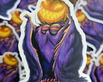 Pegatina de vinilo de Mothman para Halloween