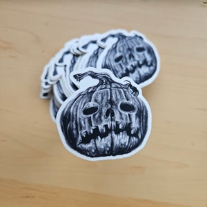 Old Jackolantern Vinyl Sticker