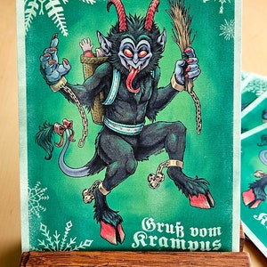 Krampus Greeting Card