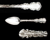 Antique Sterling Silver Louis XV Whiting Fruit Orange Spoon - No Monogram