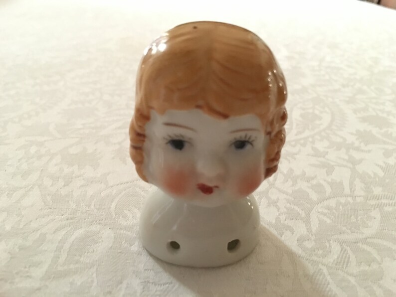 vintage porcelain doll heads