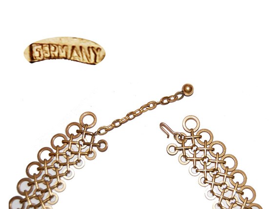 Vintage Goldtone Necklace - Germany - image 2