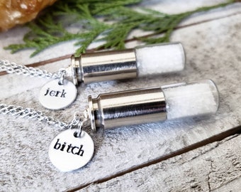 Supernatural necklace - supernatural jewelry - supernatural gift set - supernatural charms - supernatural bff necklace - cosplay jewelry
