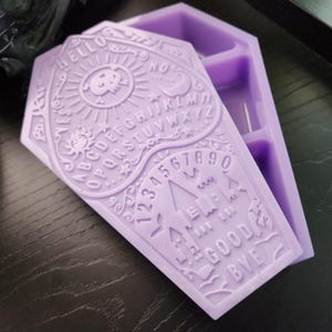 Goth coffin box - ouija trinket box - make up organizer - goth make up box - goth coffin decor - coffin storage - storage containers