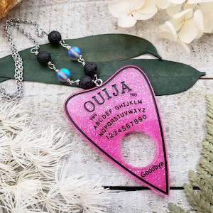 Collana Ouija - Tavola Ouija - Collana gotica - Gioielli con tavola Ouija - Gioielli con streghe - Gioielli di Halloween