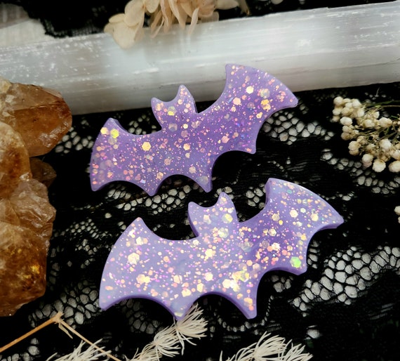 18 Halloween Accessories for a Little Everyday Spookiness 6 Glitter Bat Barrettes