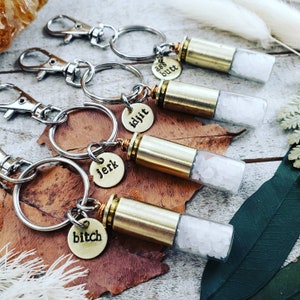 Keychain - Rectangle - Idjit - Leather Keychain - Rectangle - Idjit - Leather