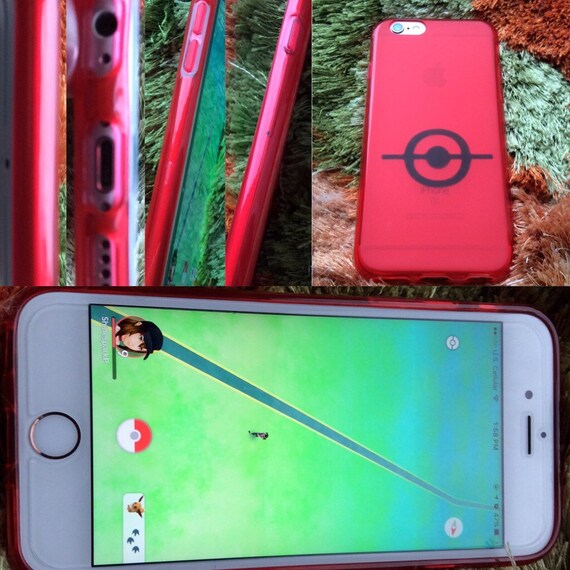 Iphone 6 6s Pokemon Go Pokedex Inspired Tpu Jelly Case Etsy
