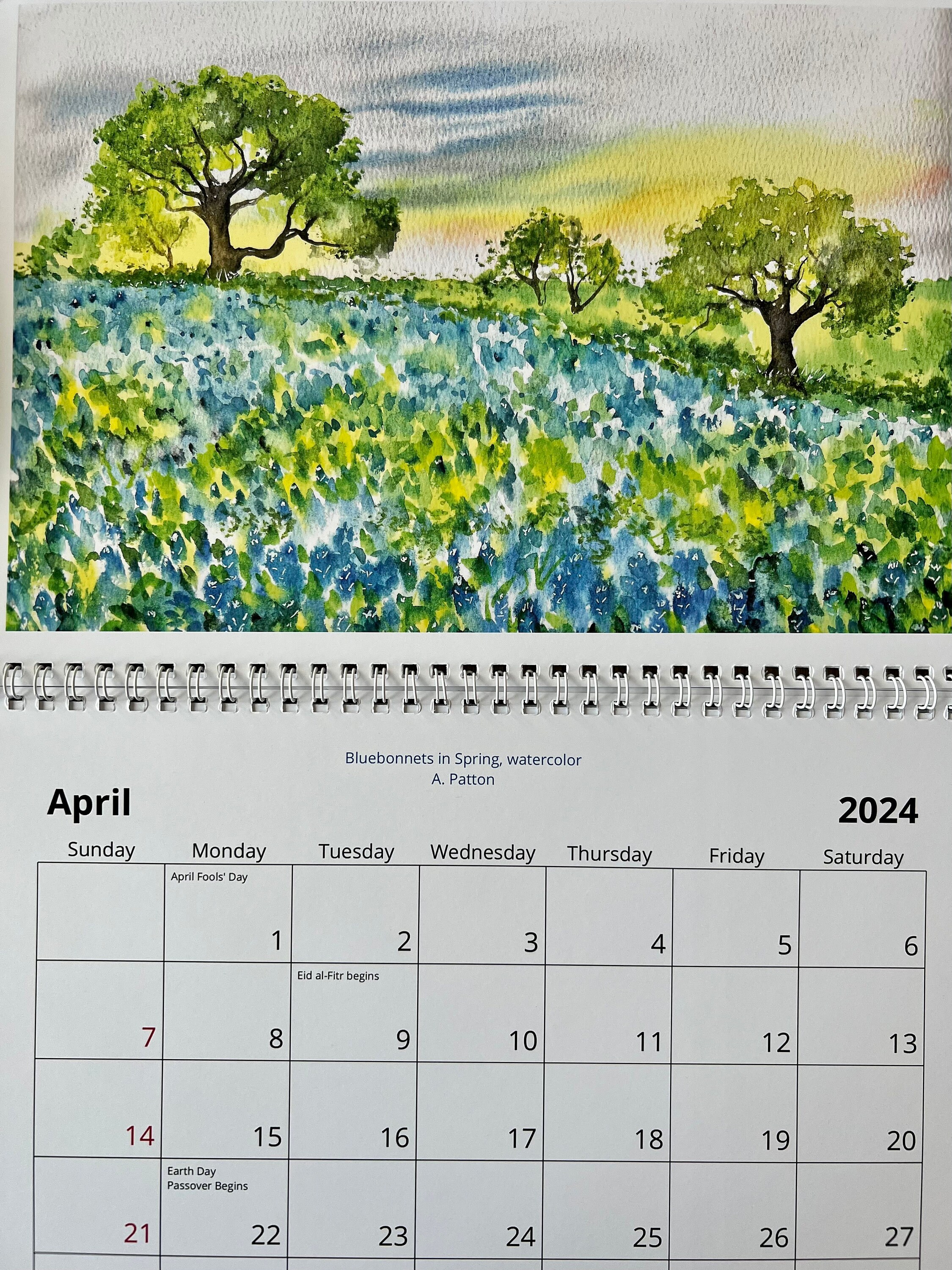 2024 Texas Hill Country Calendar Etsy