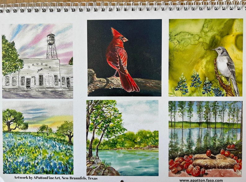 2024 Texas Hill Country Calendar Etsy