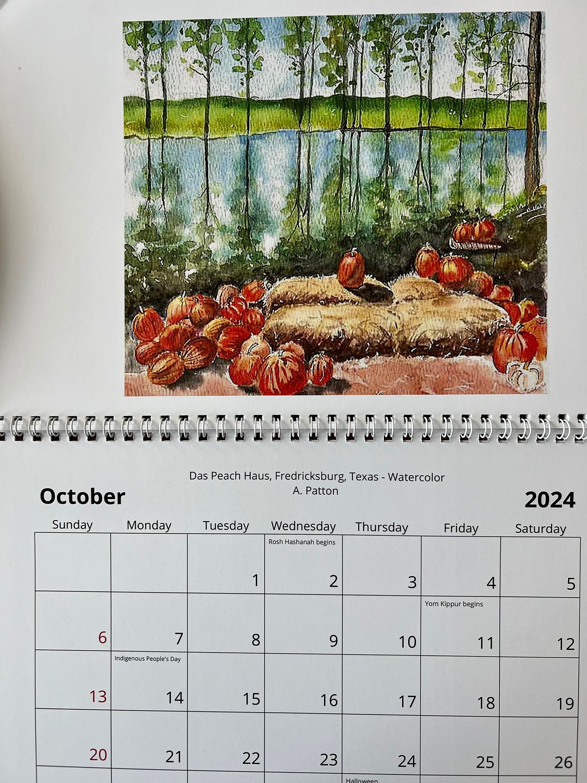 2024 Texas Hill Country Calendar Etsy