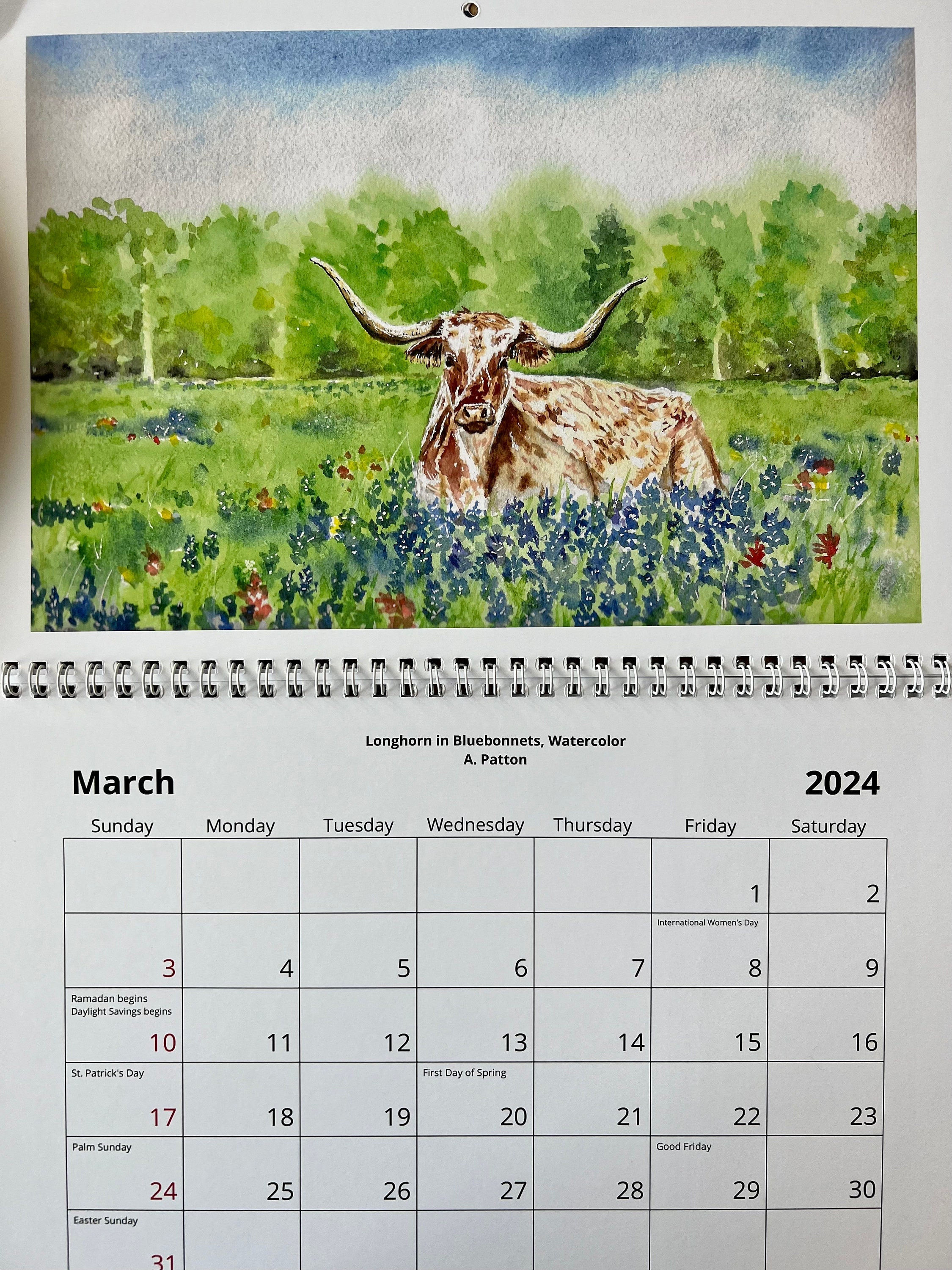 2024 Texas Hill Country Calendar - Etsy