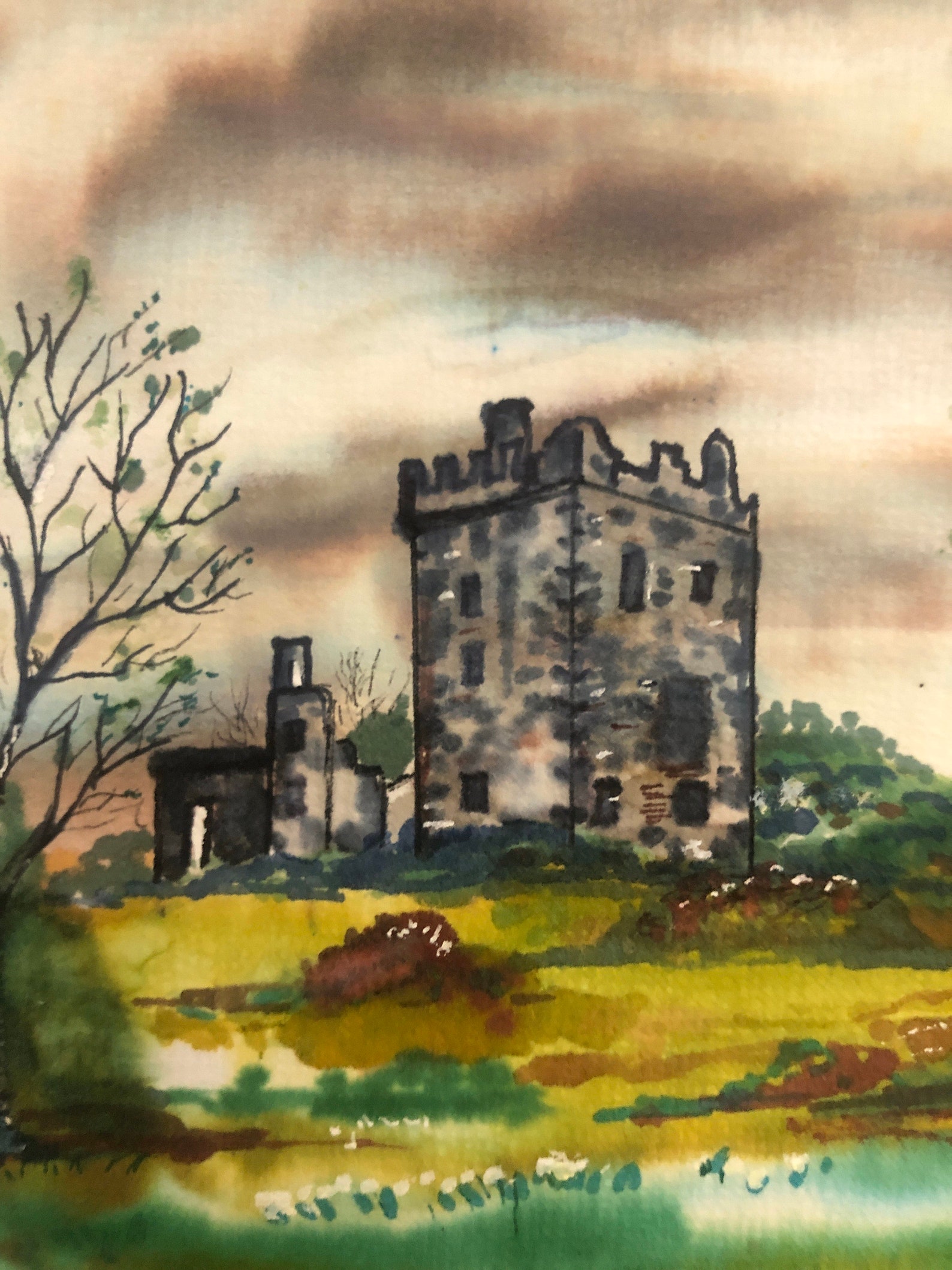 Ireland Blarney Stone Blarney Castle Wall Art Paintings Etsy