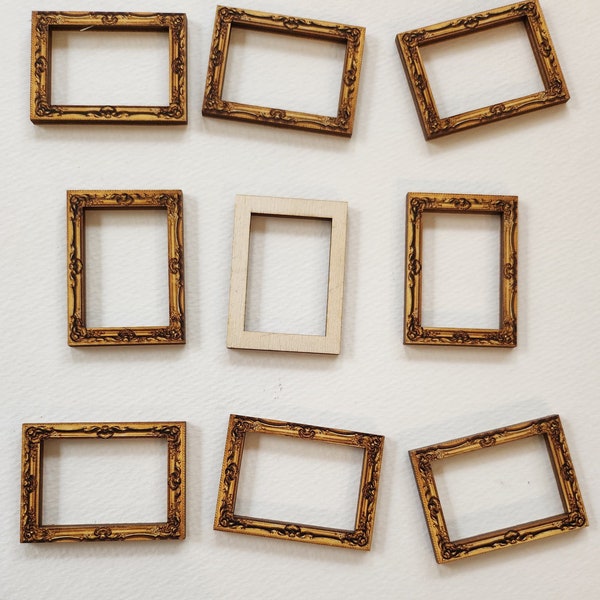 Miniature Picture Frames Etsy
