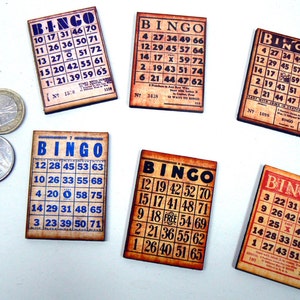Recortes de madera de bingo más grandes - Troqueles